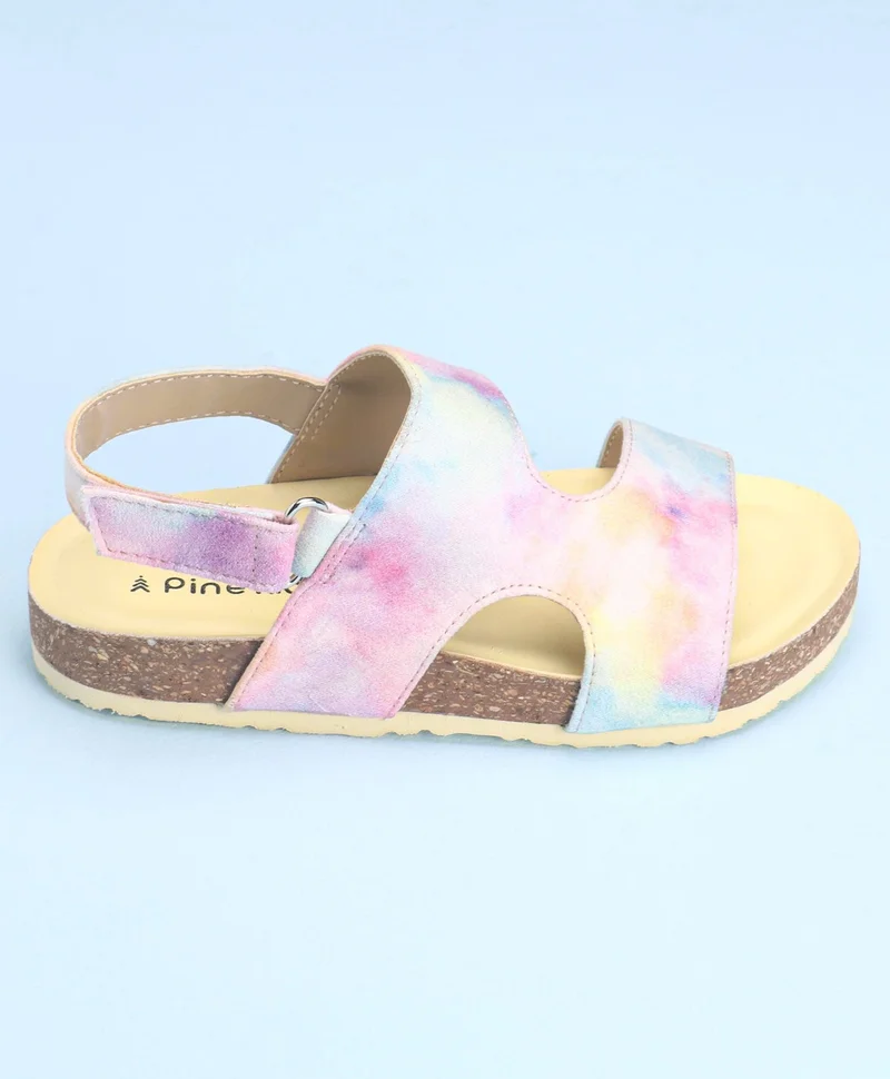 Pine Kids Pine Kids Velcro Closure Sandal Tie Dye Effect - Multicolour